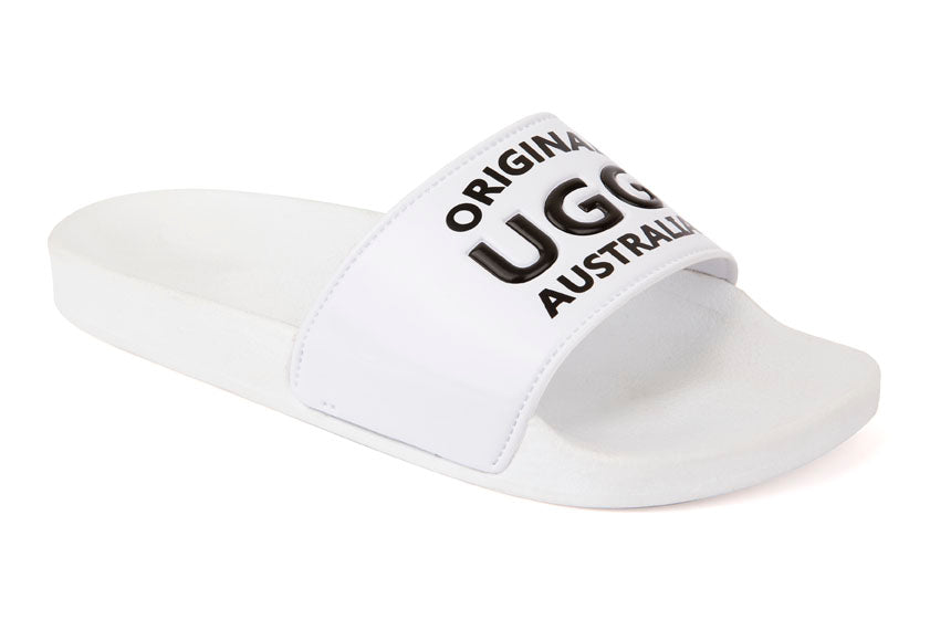 Original UGG Australia White Slides
