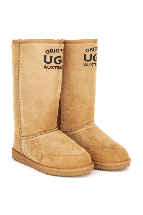 Original UGG Australia Long Plain Chestnut Print Boots