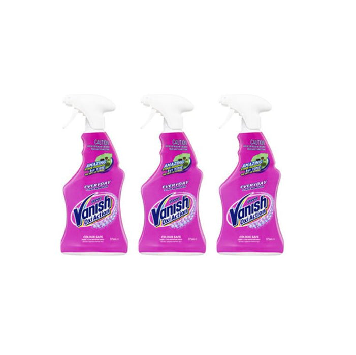 3 Pack Vanish Preen Pre Wash Oxyaction Stain Remover 375ml